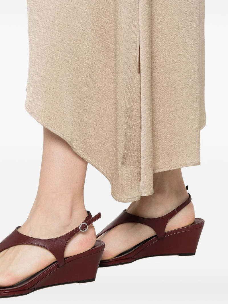 asymmetric-hem midi skirt 5