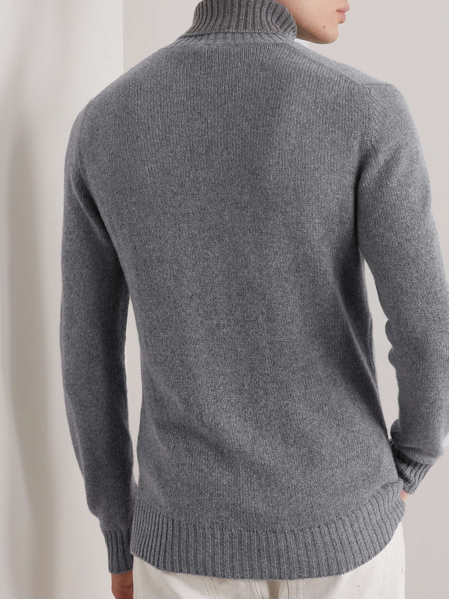 Dolcevita Slim-Fit Cashmere Rollneck Sweater - 5
