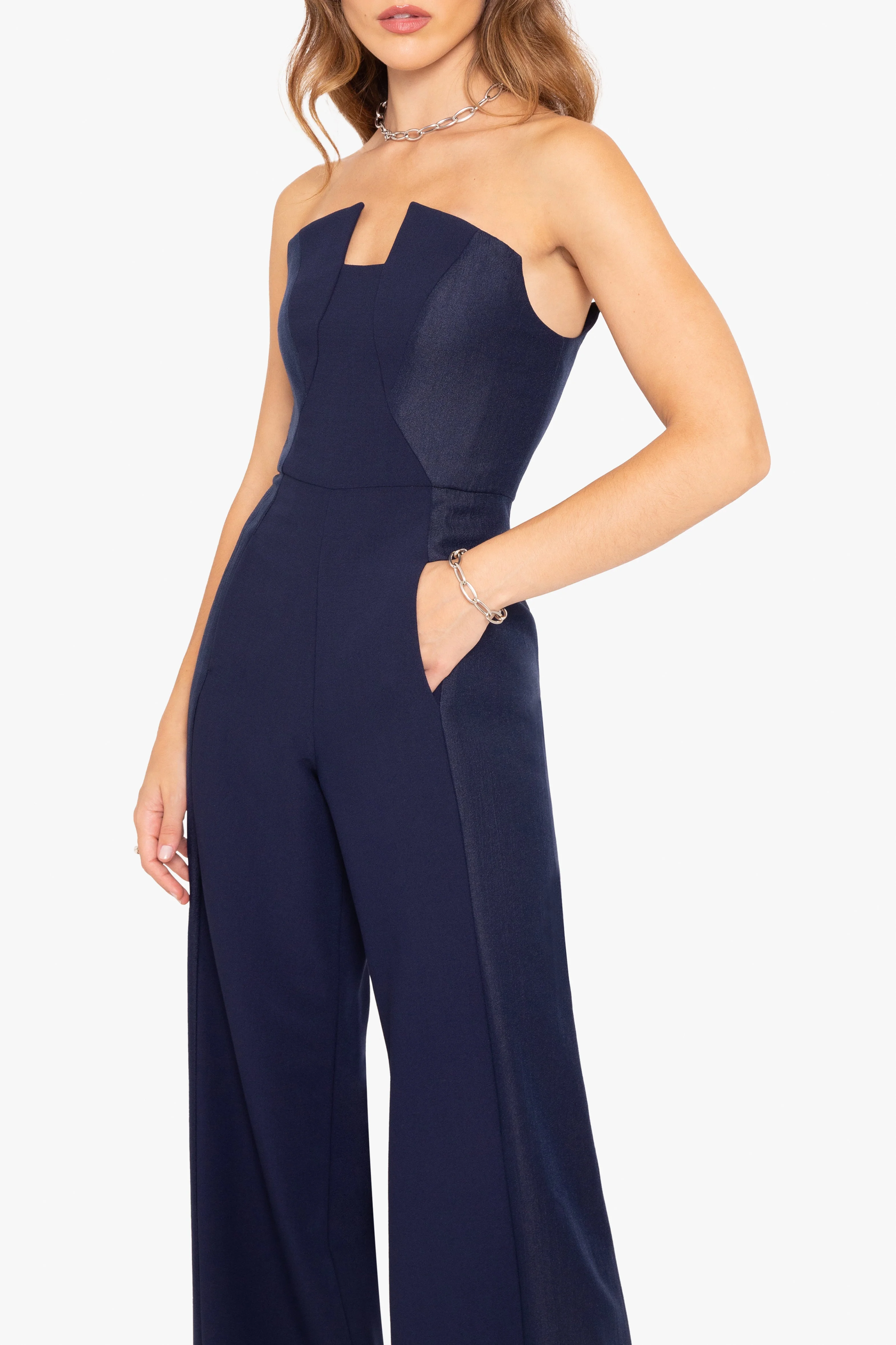 Lena Color Block Jumpsuit - 1