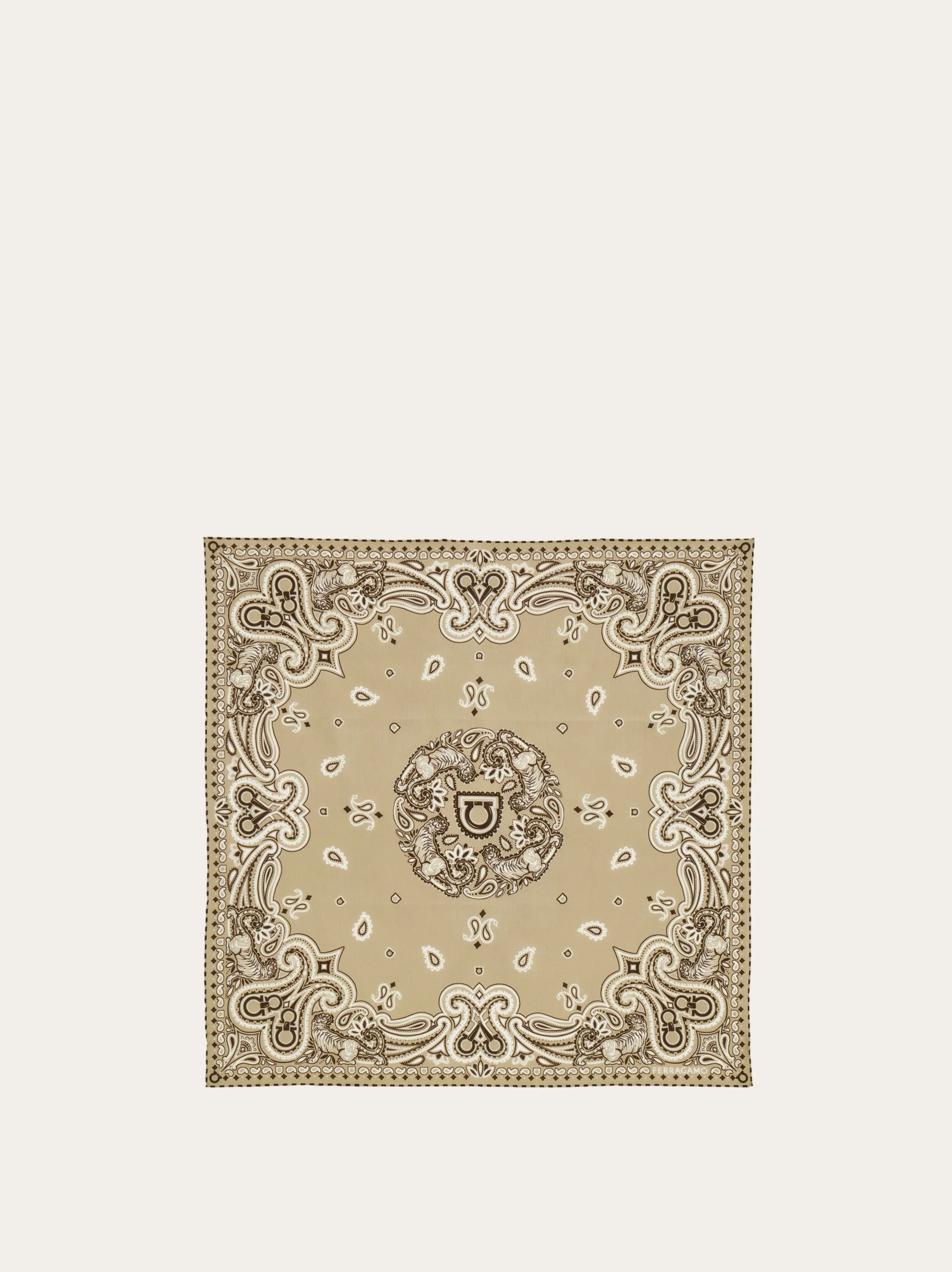 Arabesque print bandana - 1