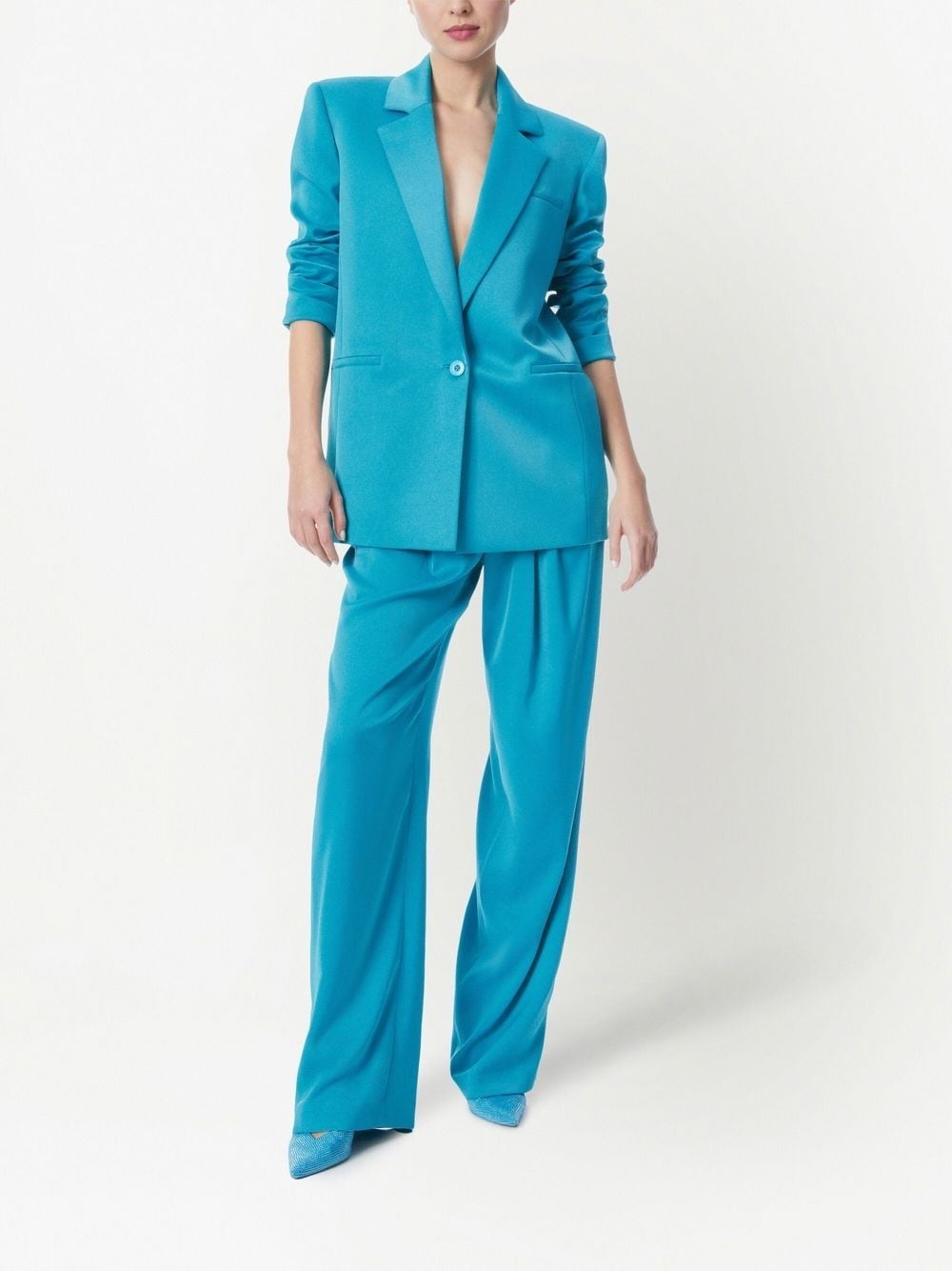 single-breasted tailored blazer - 2