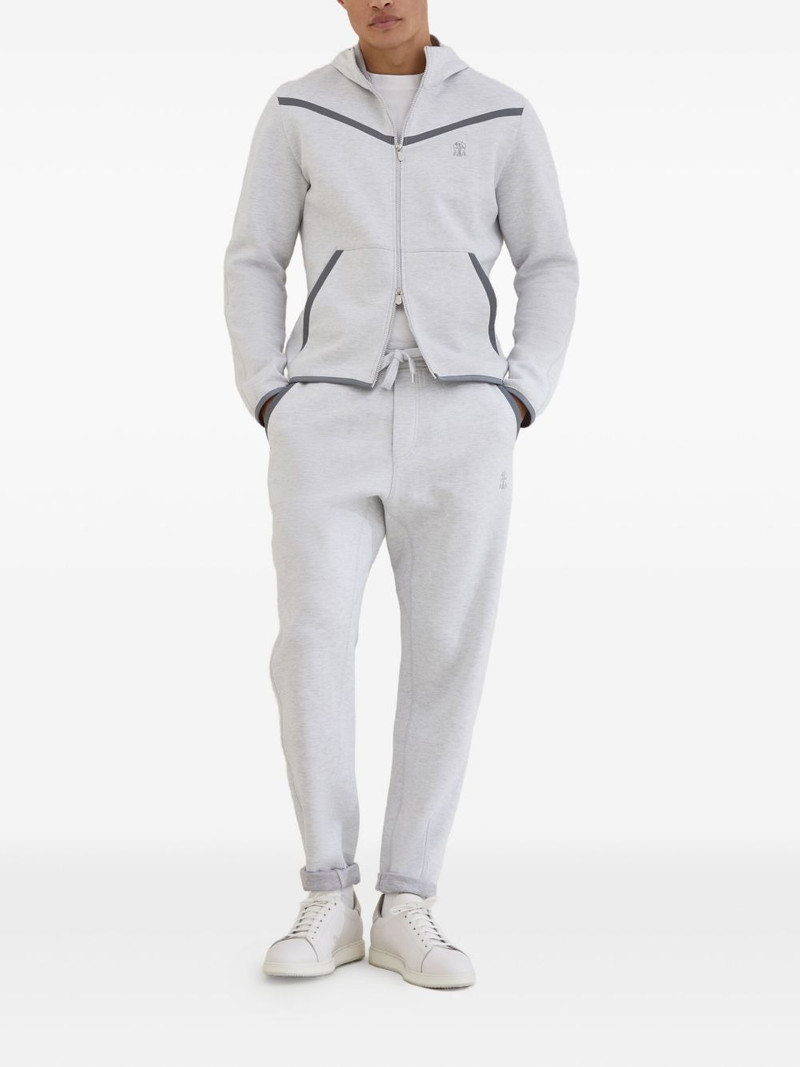 Brunello Cucinelli cotton-blend track pants outlook