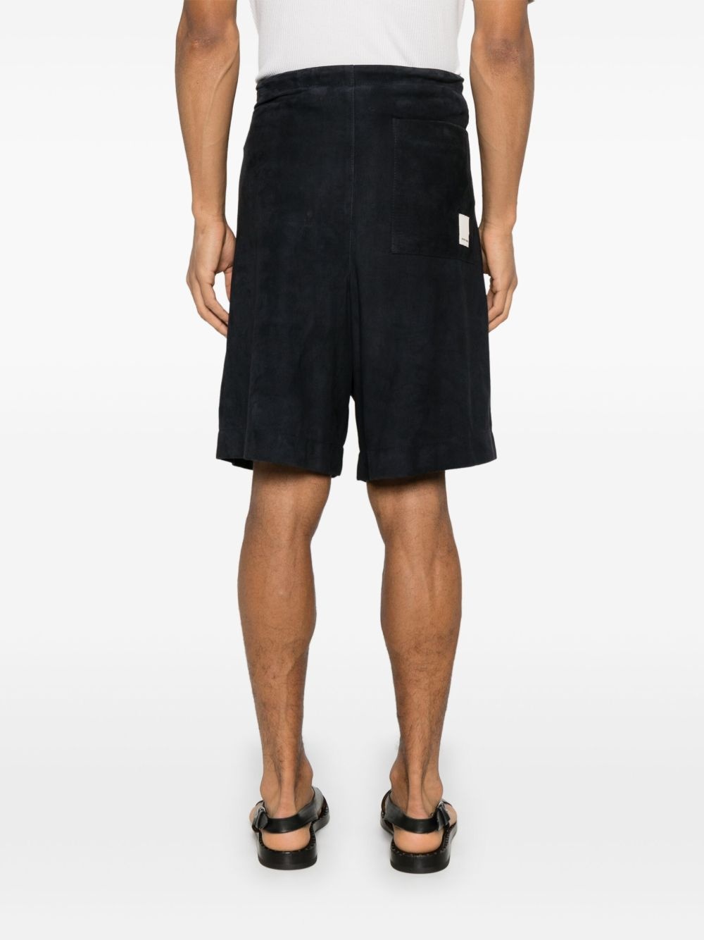 suede shorts - 4