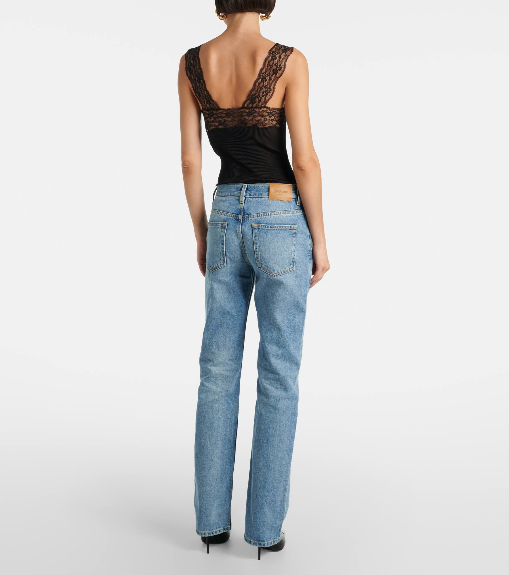 Mid-rise bootcut jeans - 3