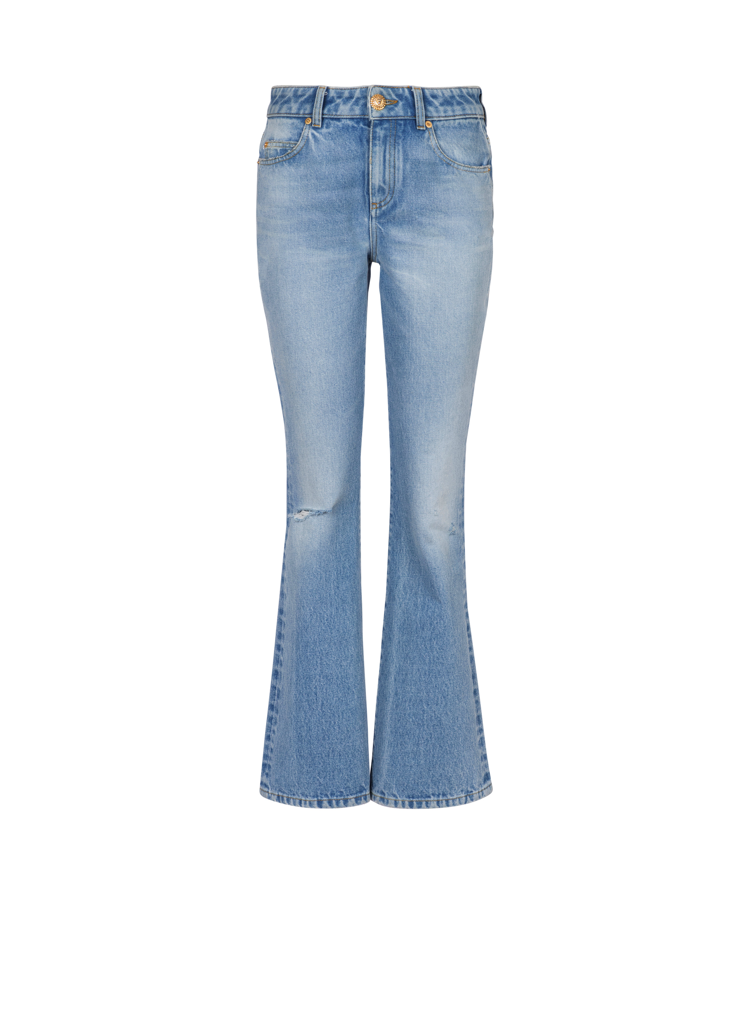 Flared denim jeans - 1