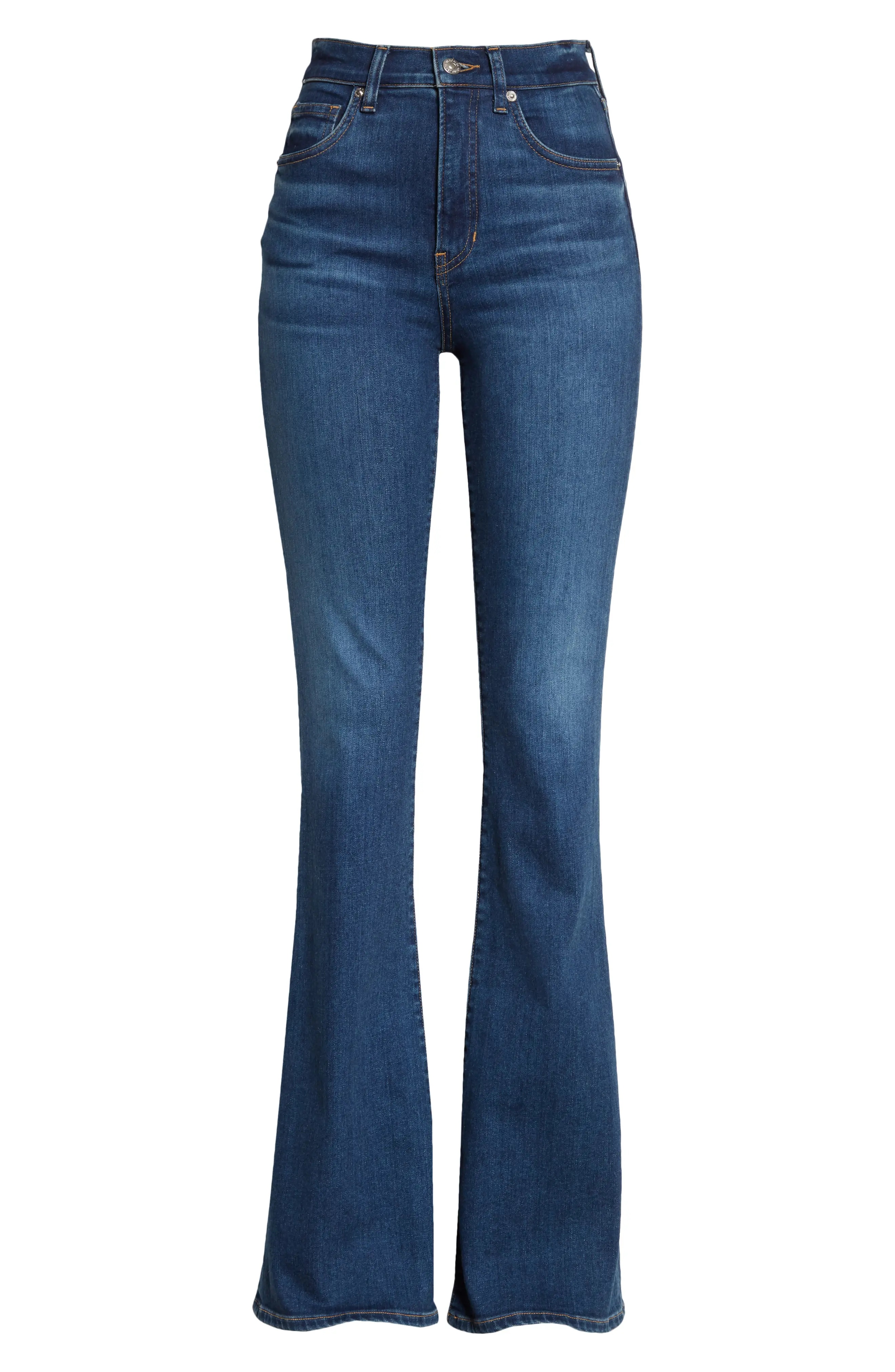 Beverly High Waist Skinny Flare Jeans - 6