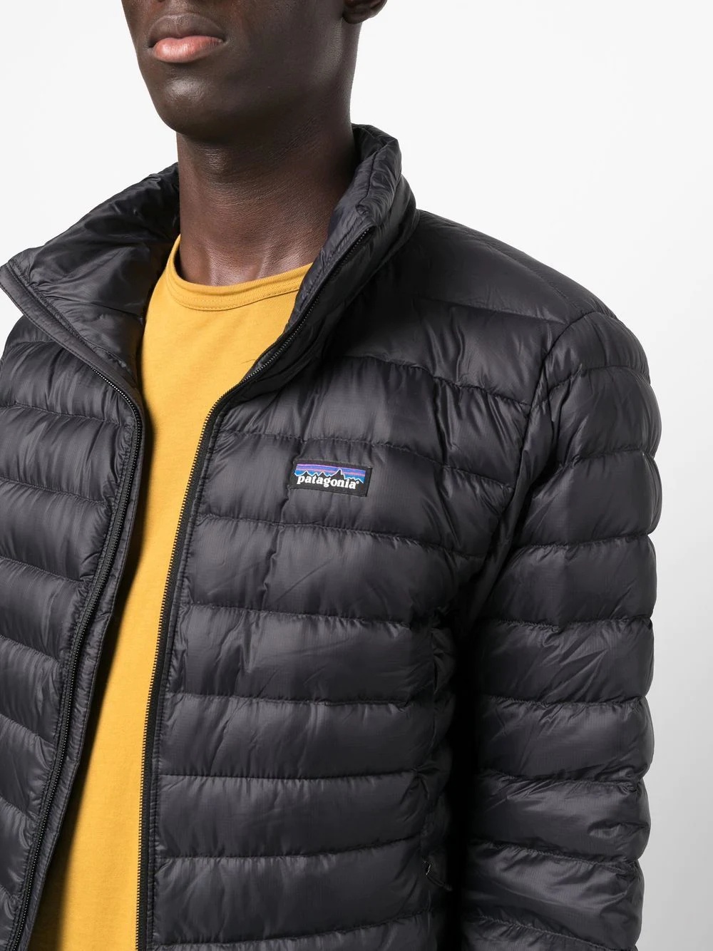 zip-up padded jacket - 5