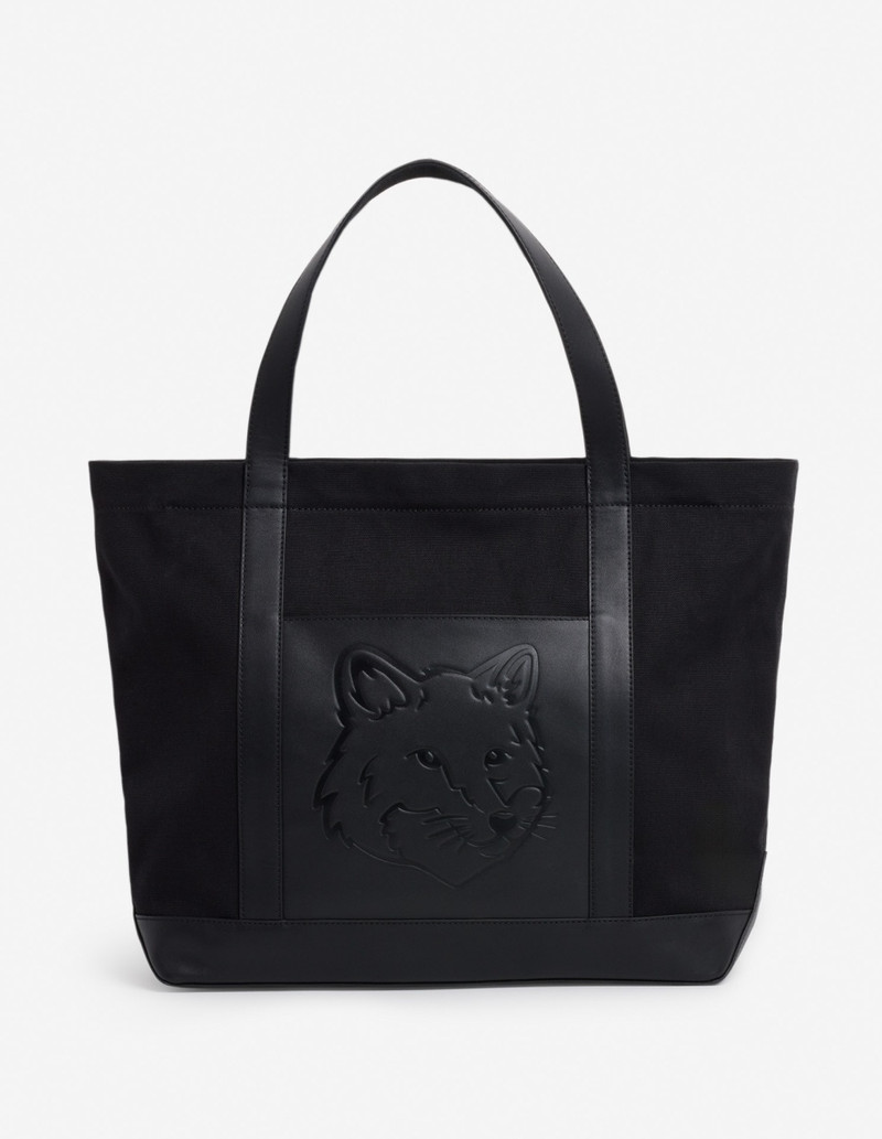 FESTIVE FOX HEAD LARGE TOTE 1
