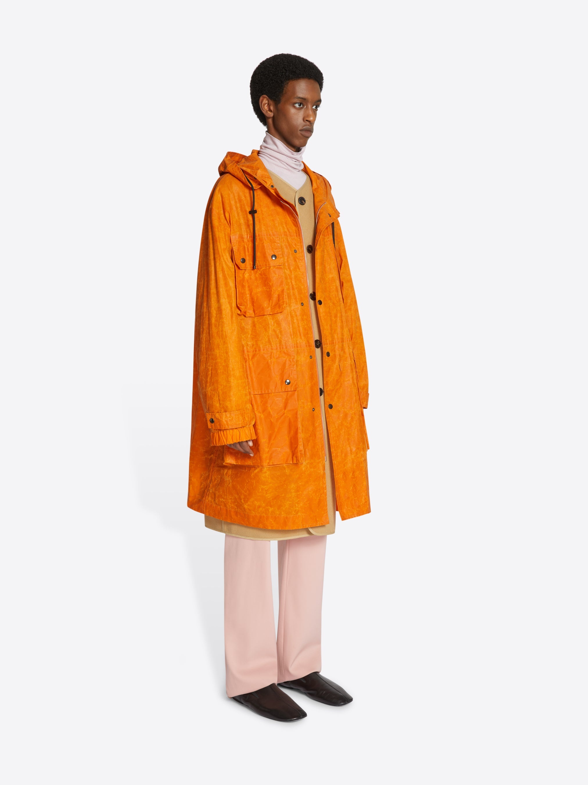 WAXED COTTON PARKA - 3