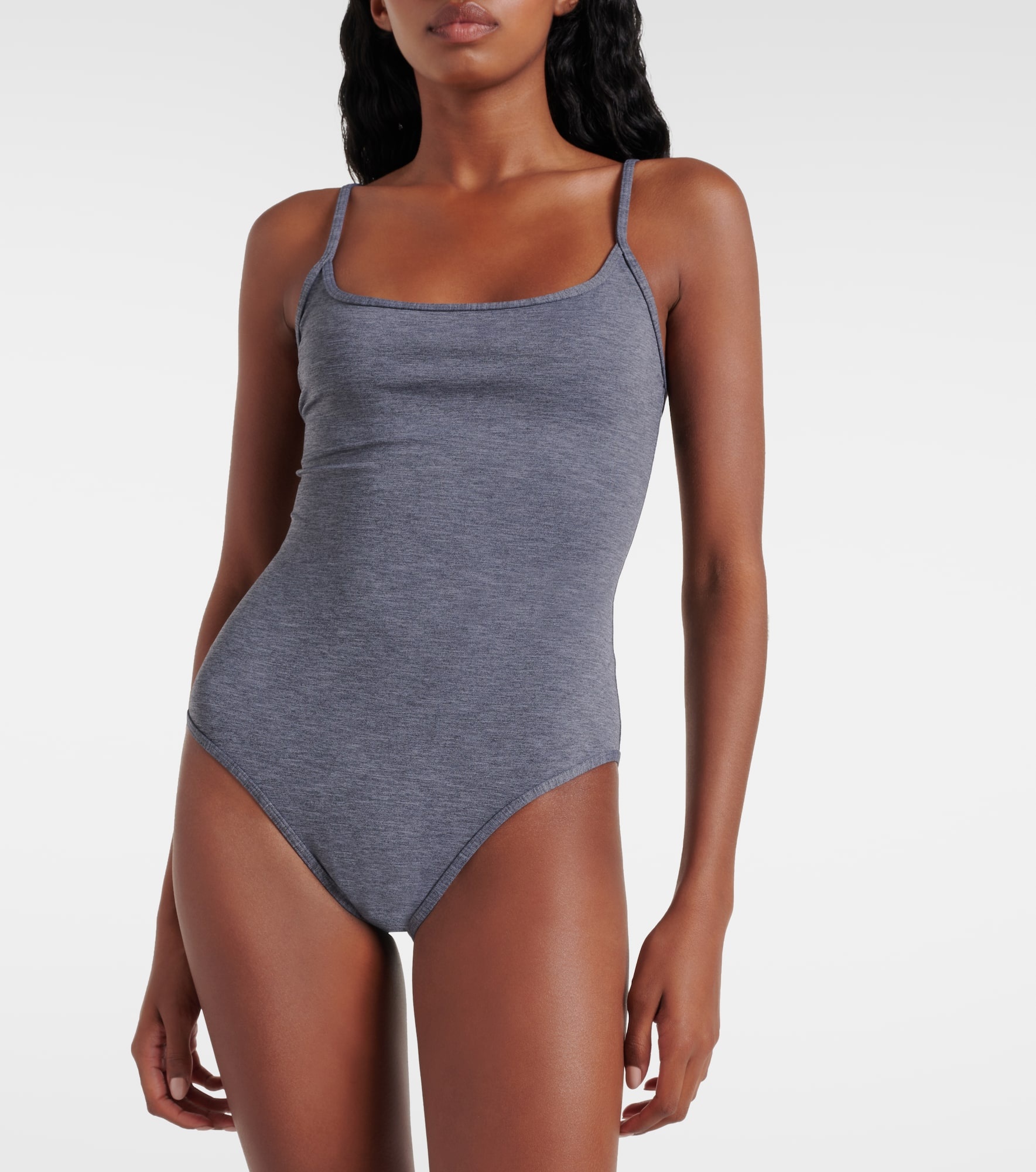 Square-neck swimsuit - 2