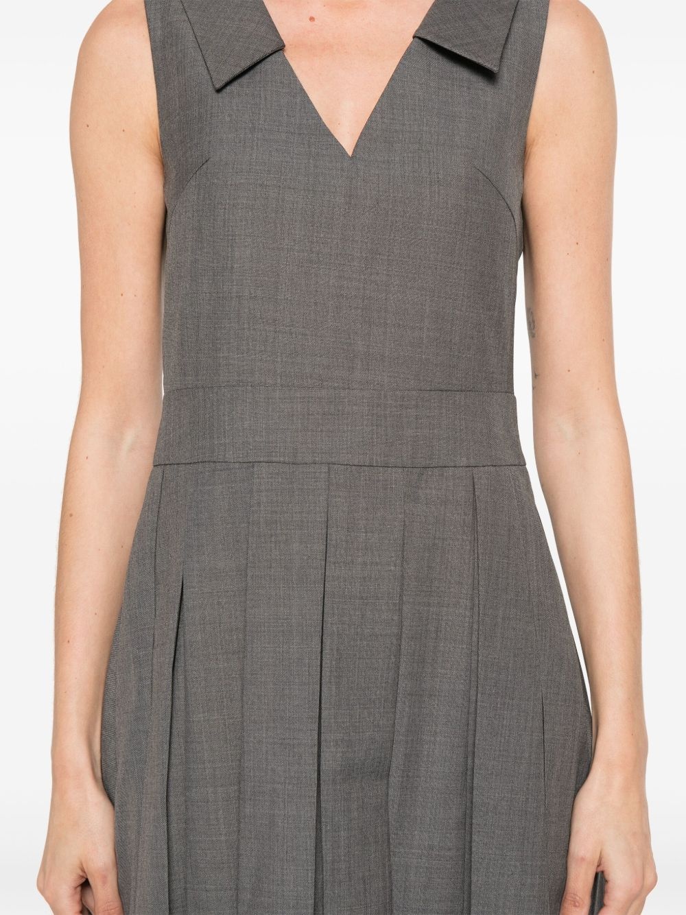 pleated mini dress - 5