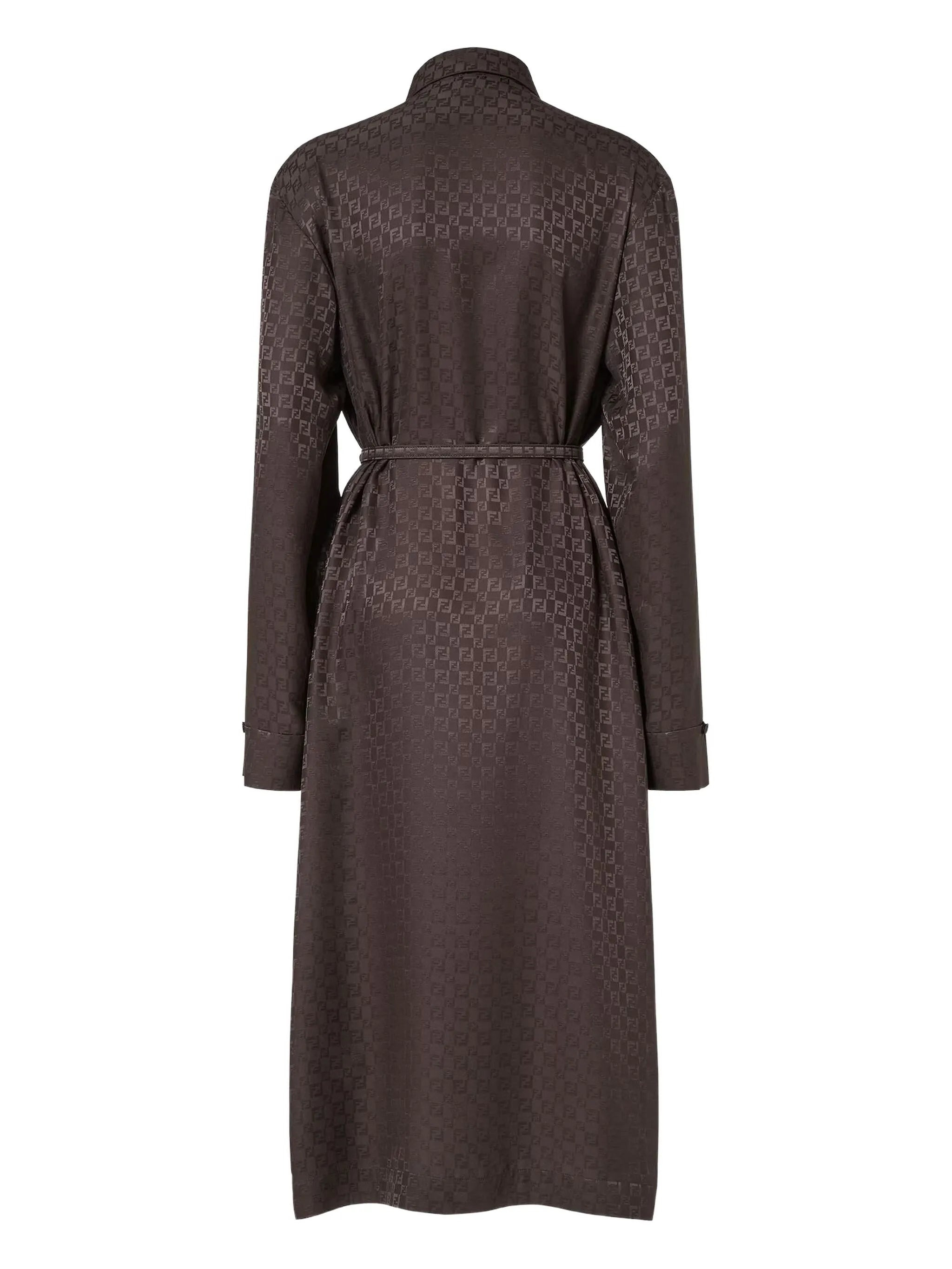 Fendi Ff Jacquard Belted Dress - 2