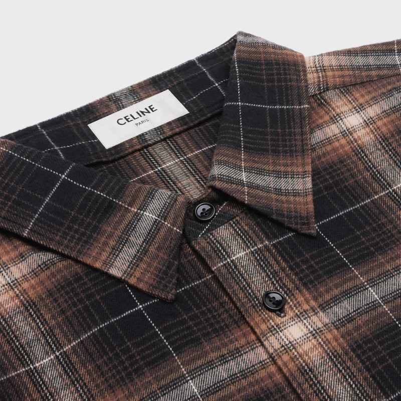 oversized shirt in cotton checks 3