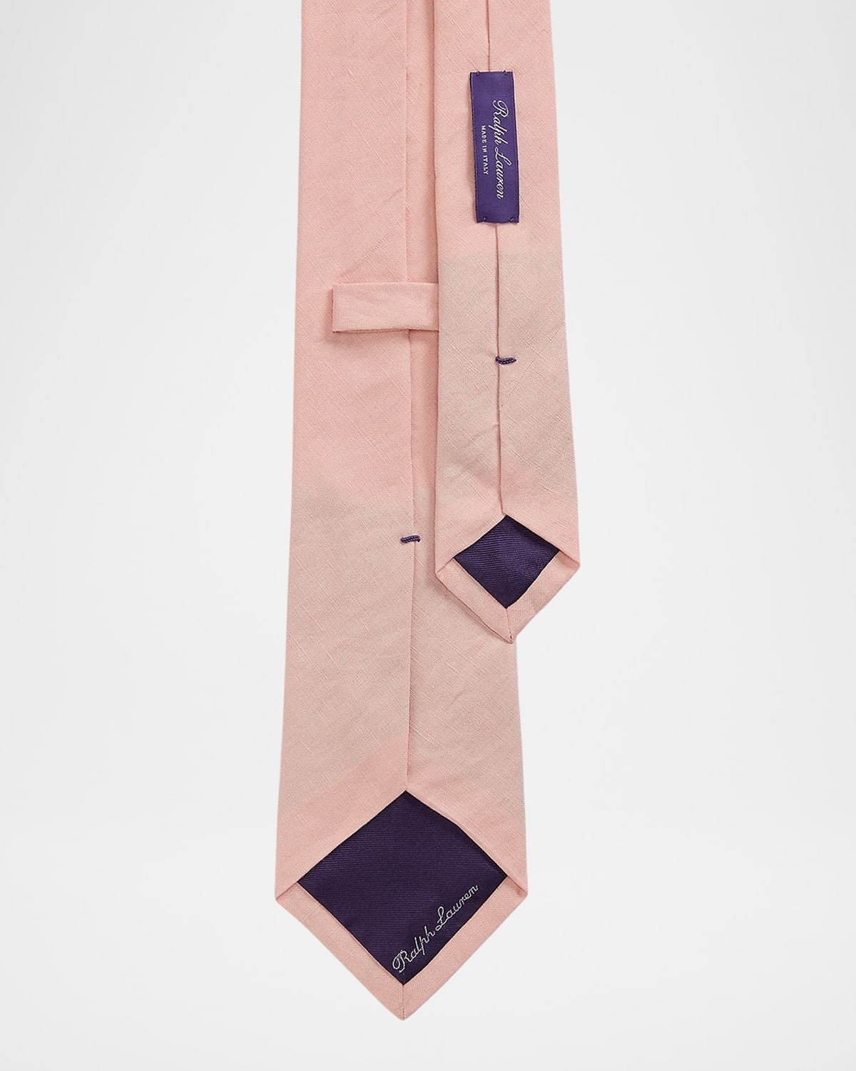 Men's Silk-Linen Textured Tie - 3