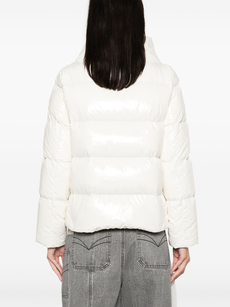glossy puffer jacket 4