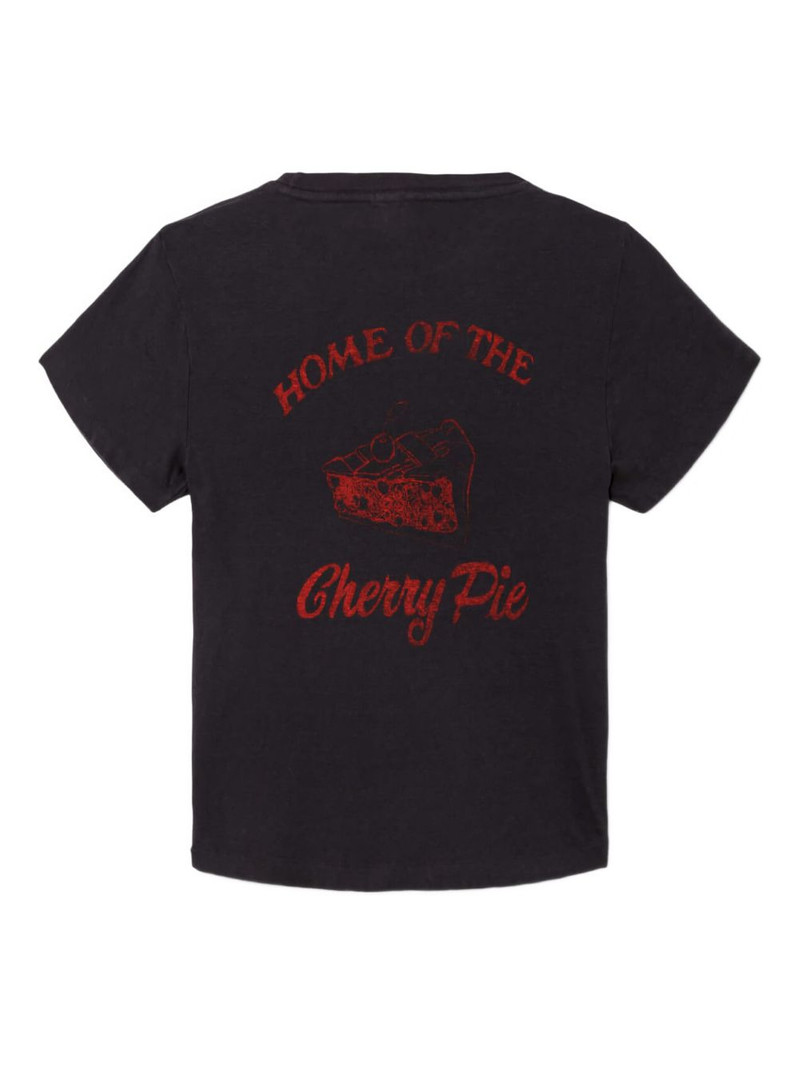 RE/DONE cherry pie graphic tee outlook