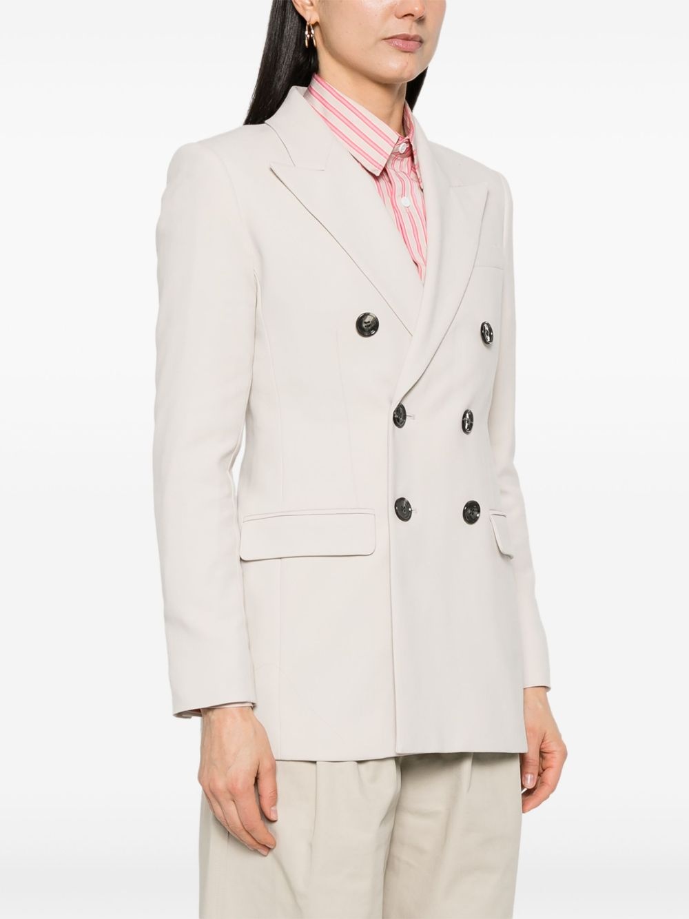 double-breasted blazer - 3