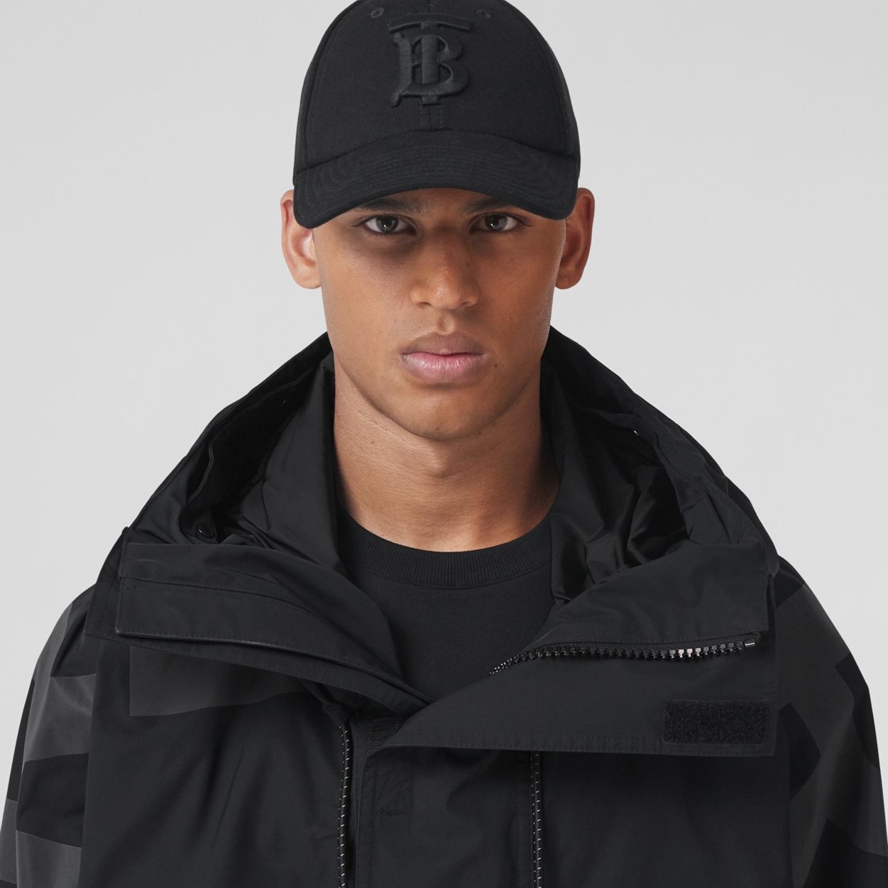 Logo Print Nylon Hooded Jacket - 3