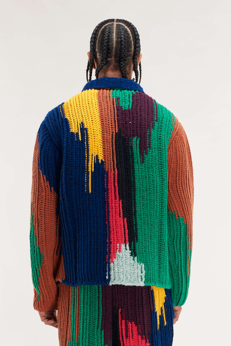 ACID HAND KNIT JACKET 5