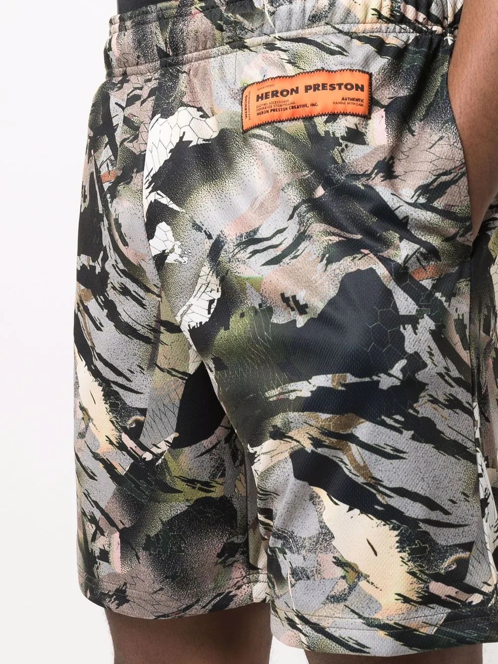 dry fit camouflage pattern shorts - 5