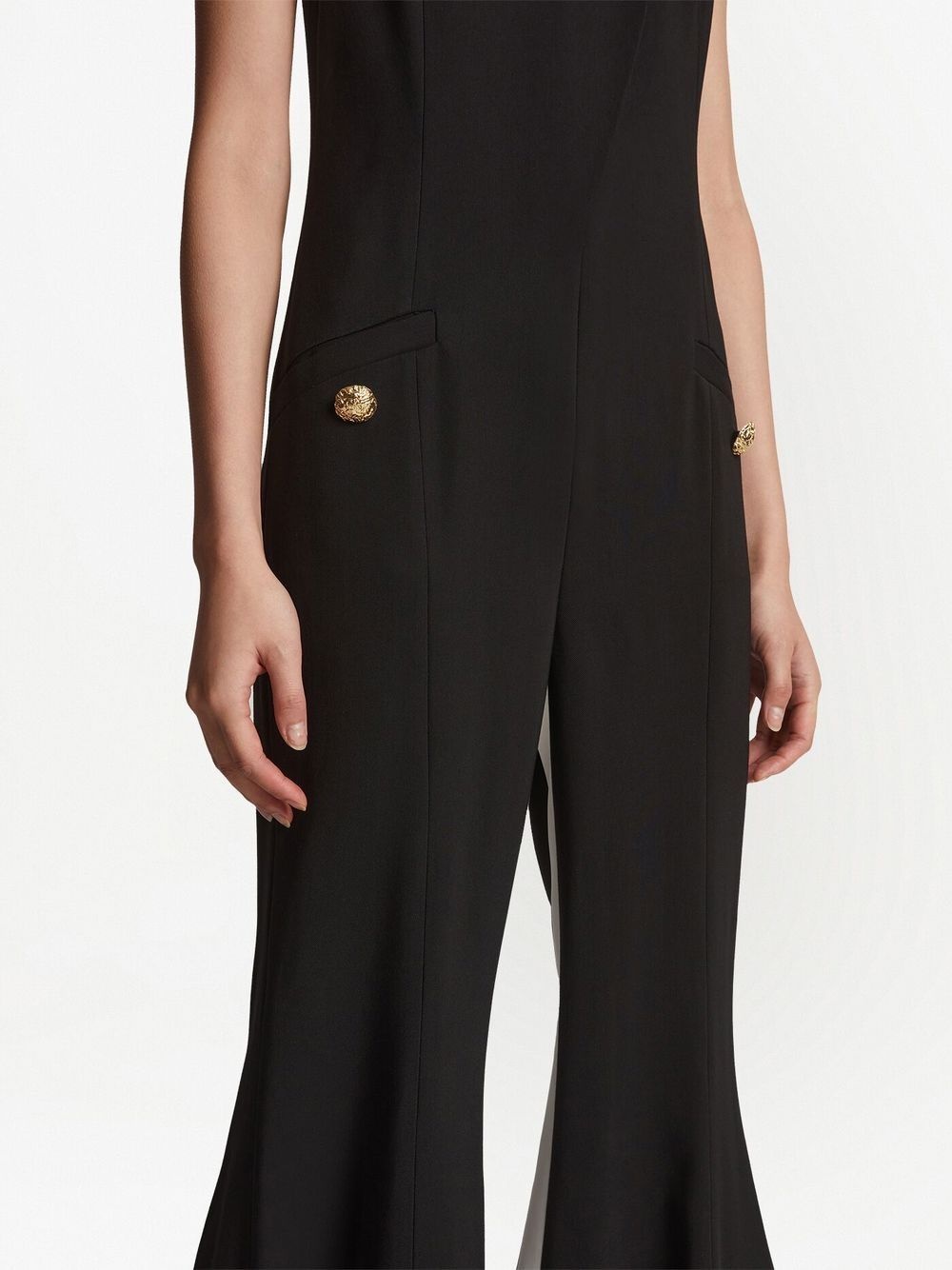 stripe-detail tuxedo trousers - 5