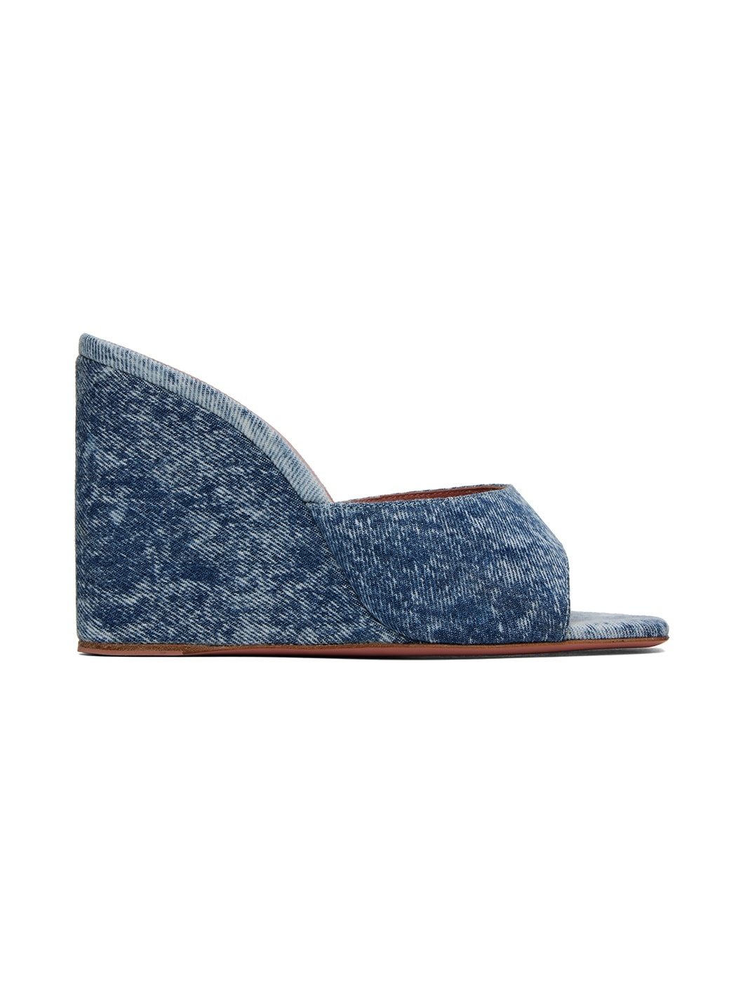 Blue Lupita Wedge Heeled Sandals - 1