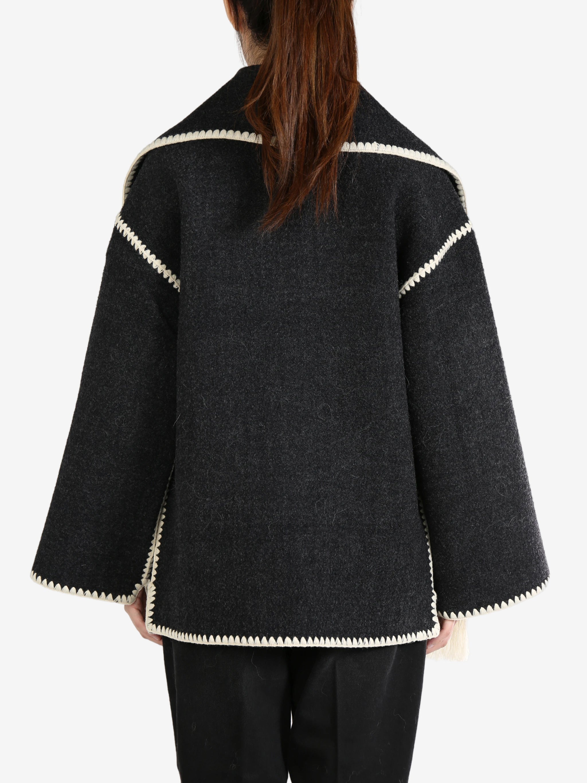 TOTEME - Women Embroidered Scarf Jacket - 3