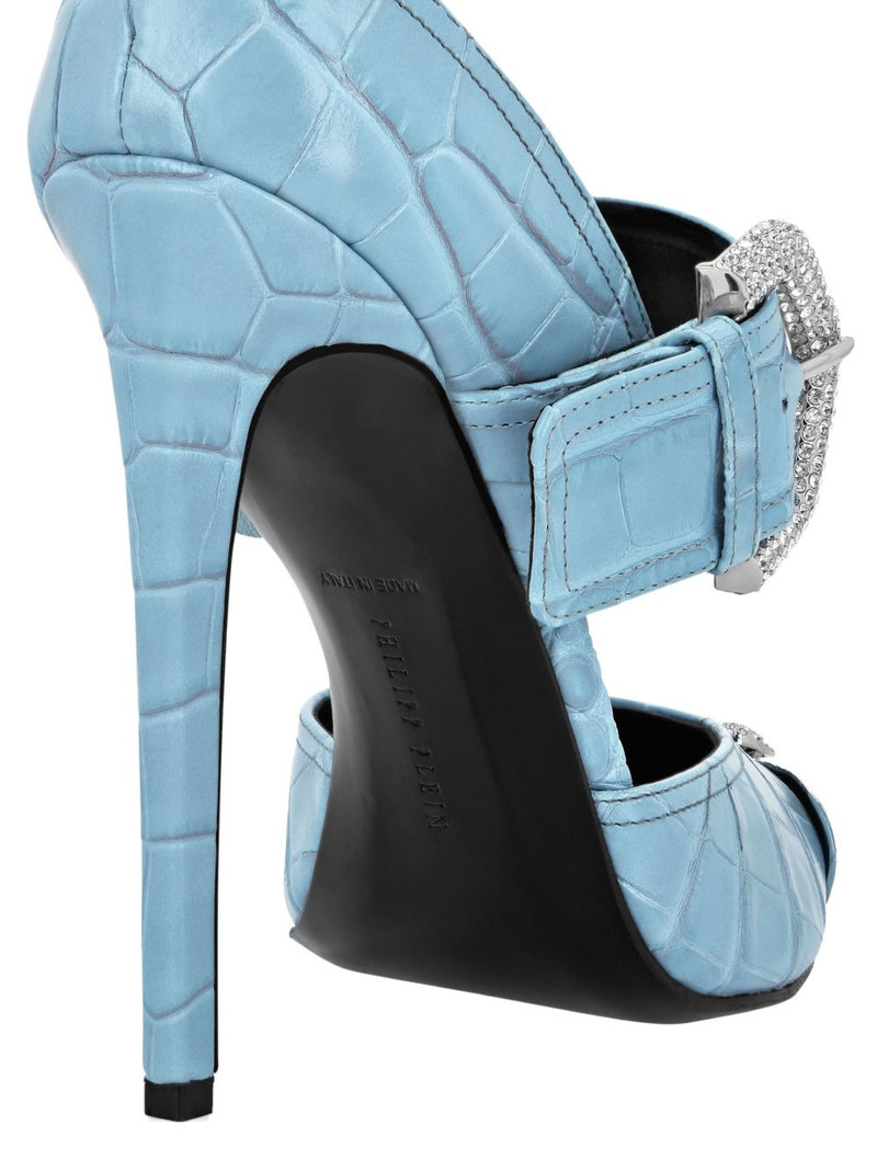 crocodile-embossed pumps 3