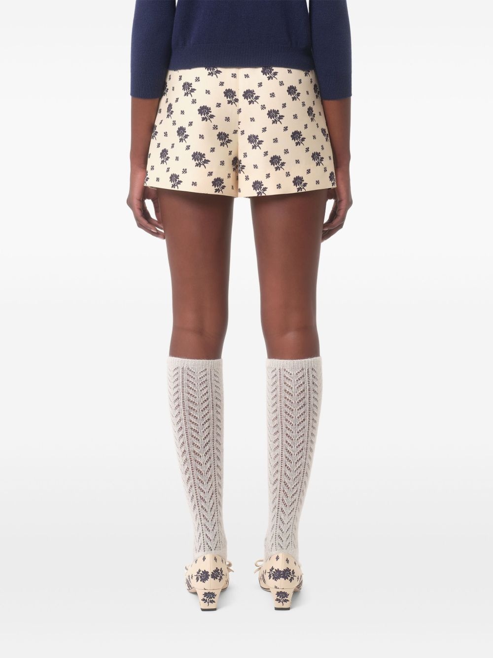 floral-print shorts - 5