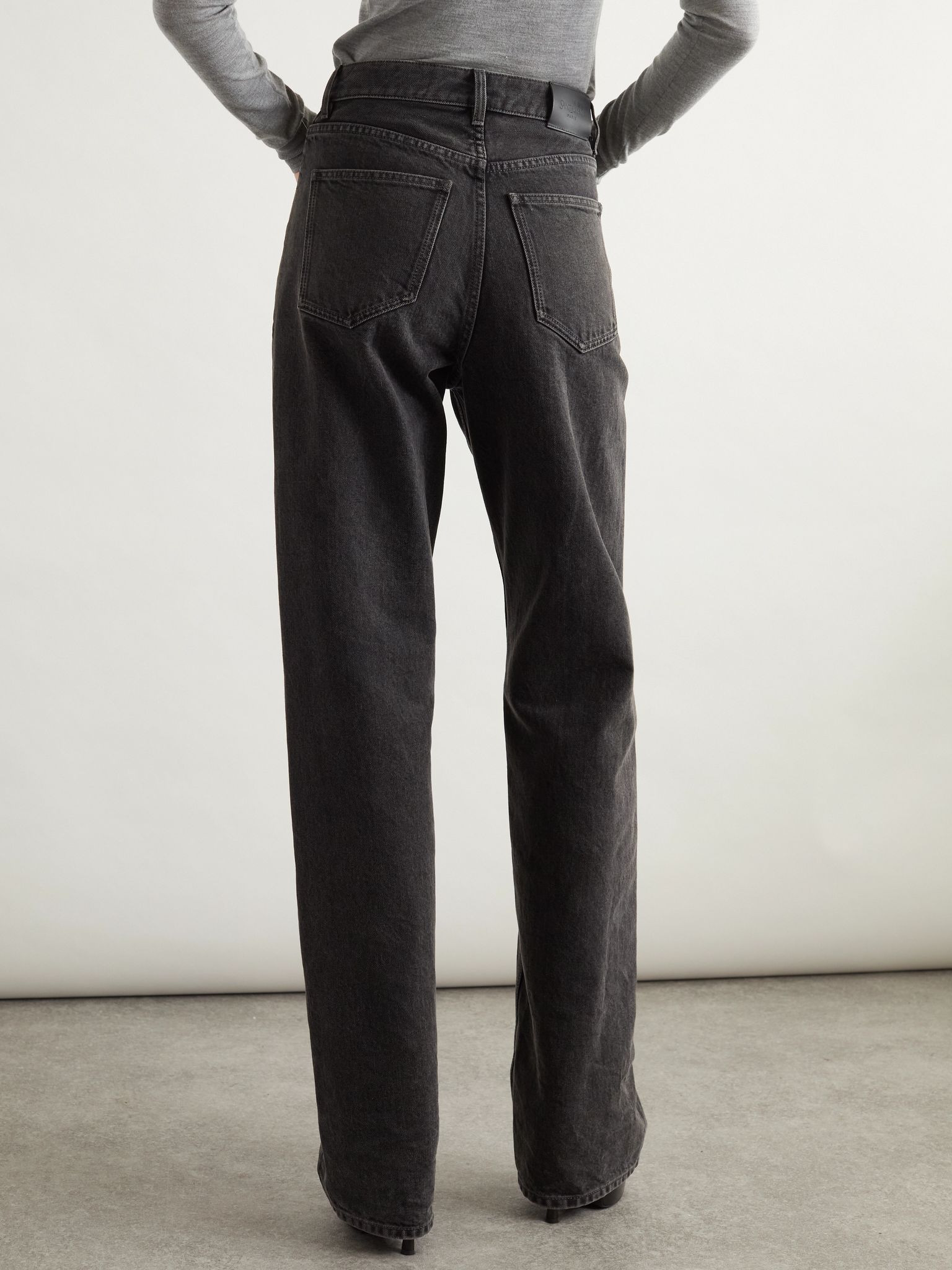 Straight-leg jeans Black - 4