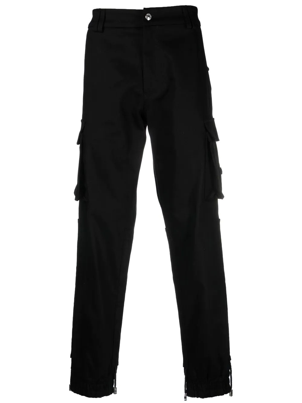 straight-leg cargo trousers - 1