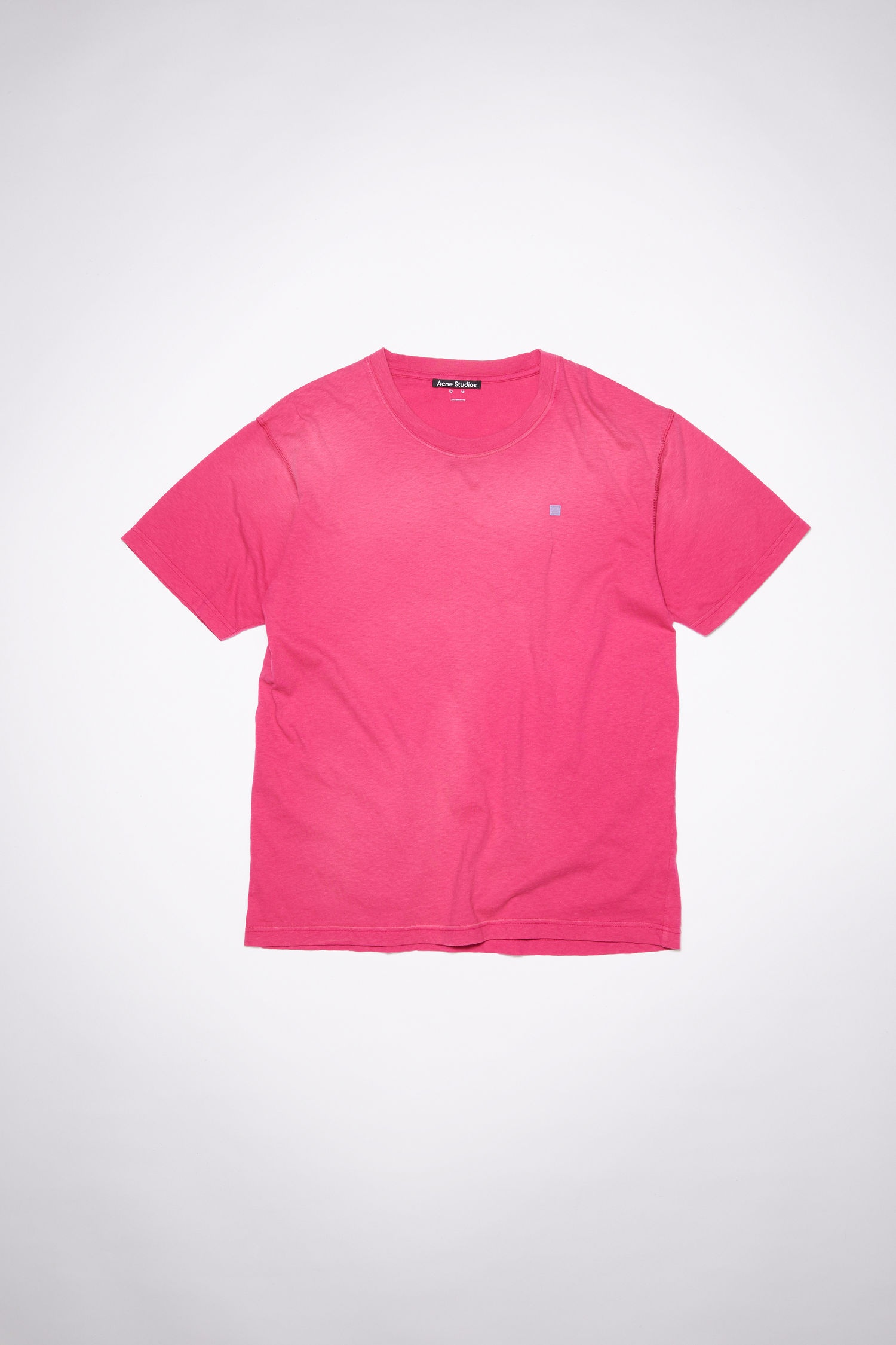 Crew neck t-shirt - Fuchsia pink - 4