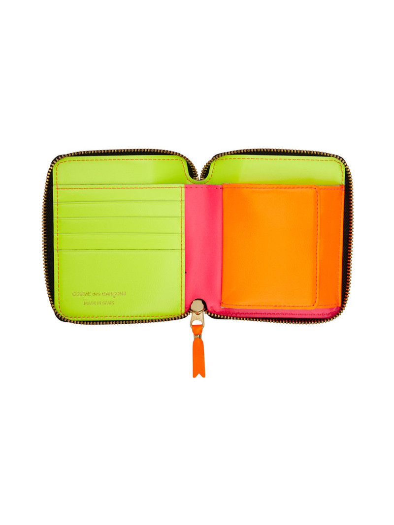 Pink Super Fluo Zip Wallet 3