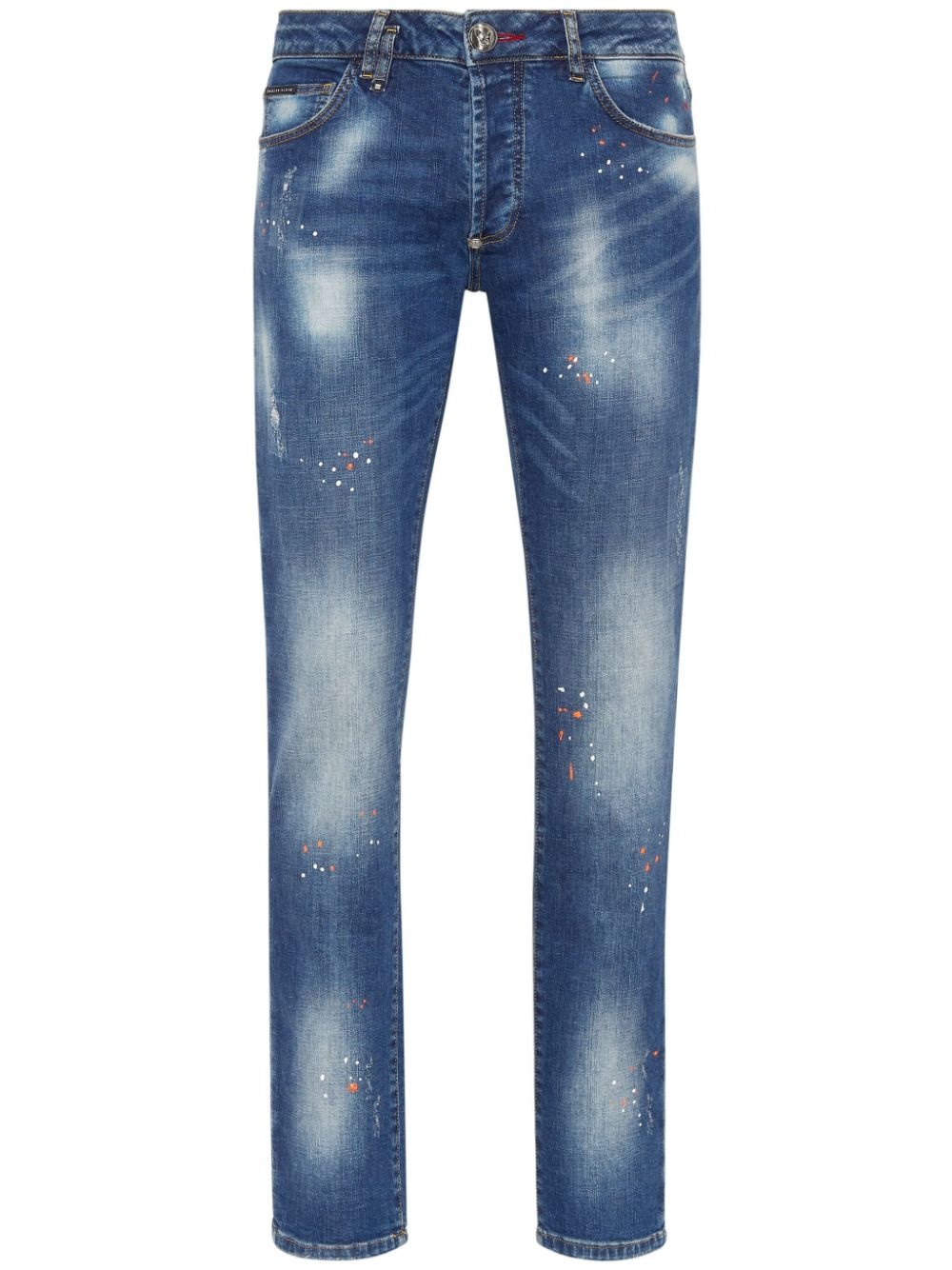 Lion Circus mid-rise slim-fit jeans - 1