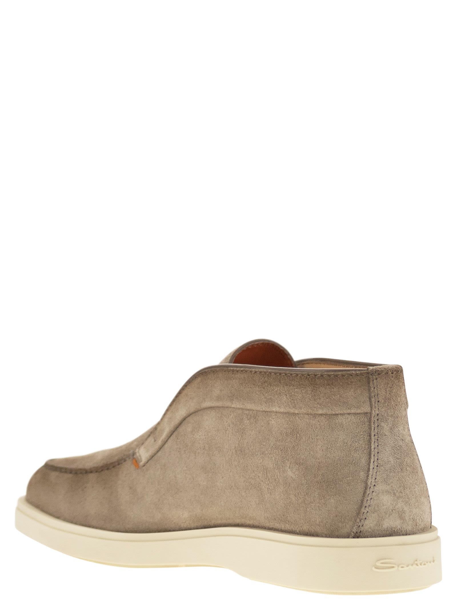 Santoni Men Suede Desert Boot - 3