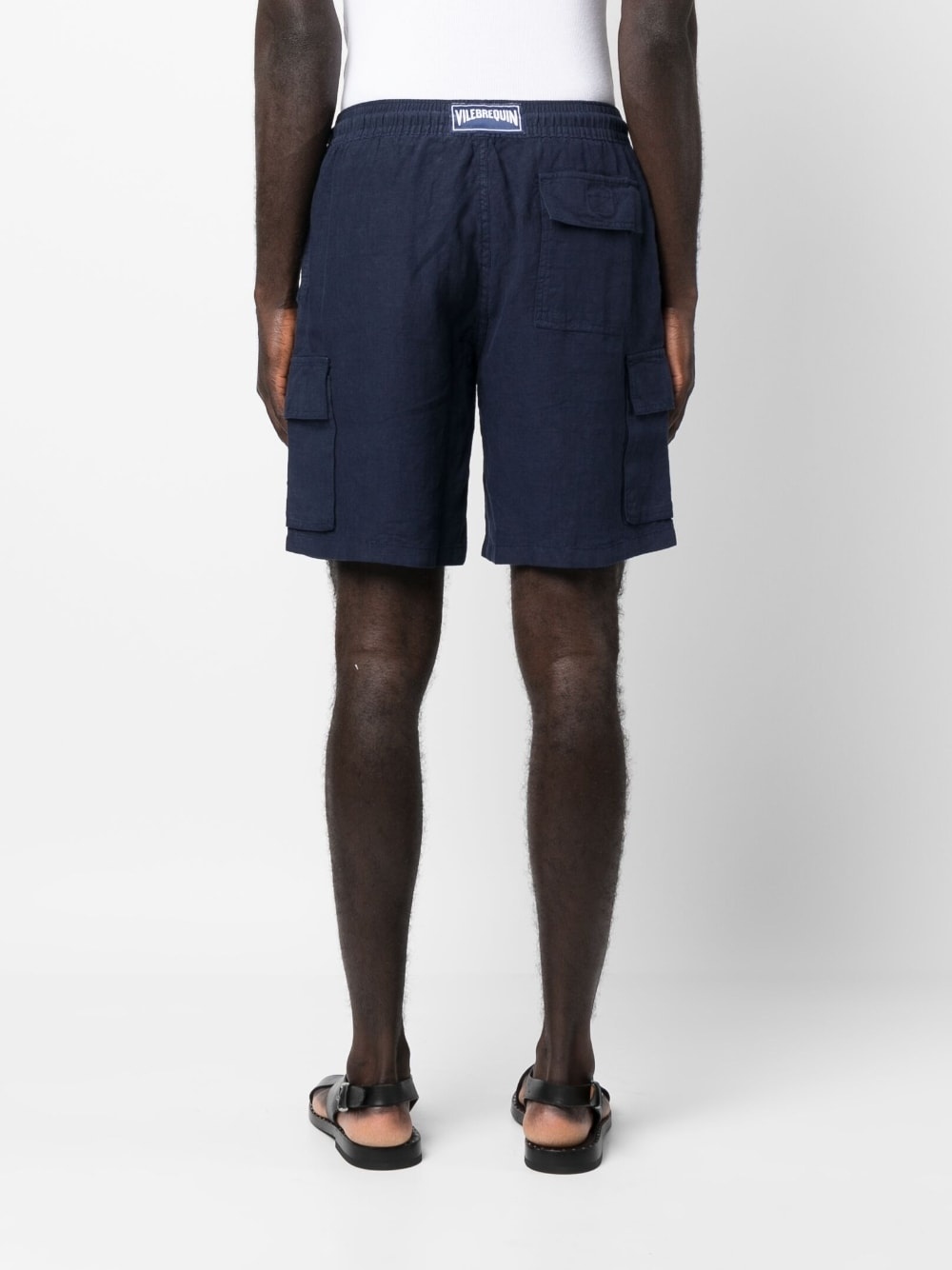 linen bermuda shorts - 4