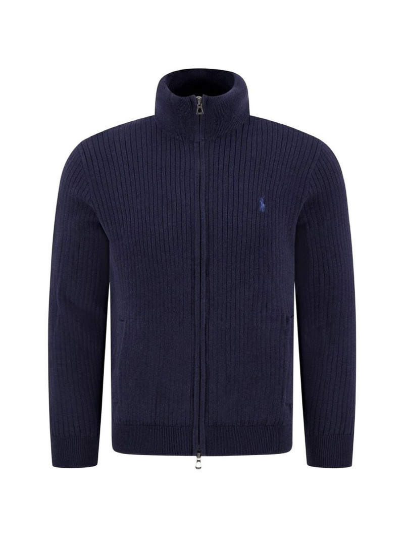 ribbed zip-up sweatshirt 1