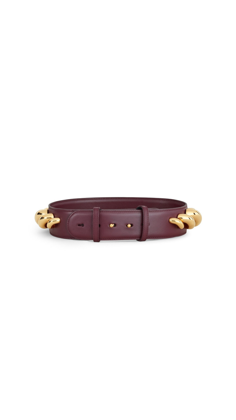 Alaïa TORSION JEWEL BELT IN LEATHER outlook