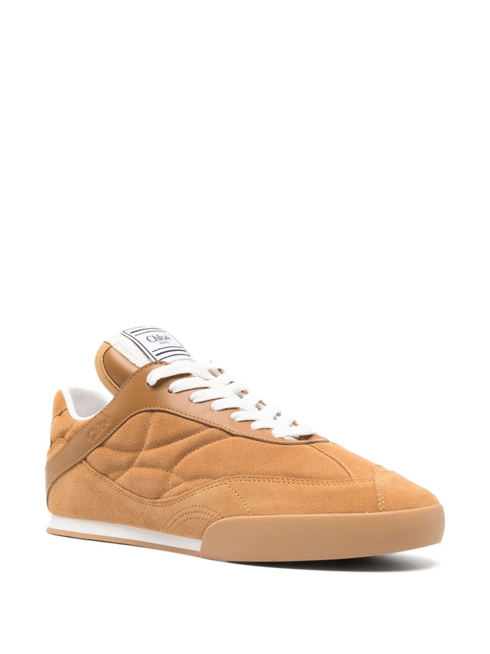 suede low-top sneakers - 2