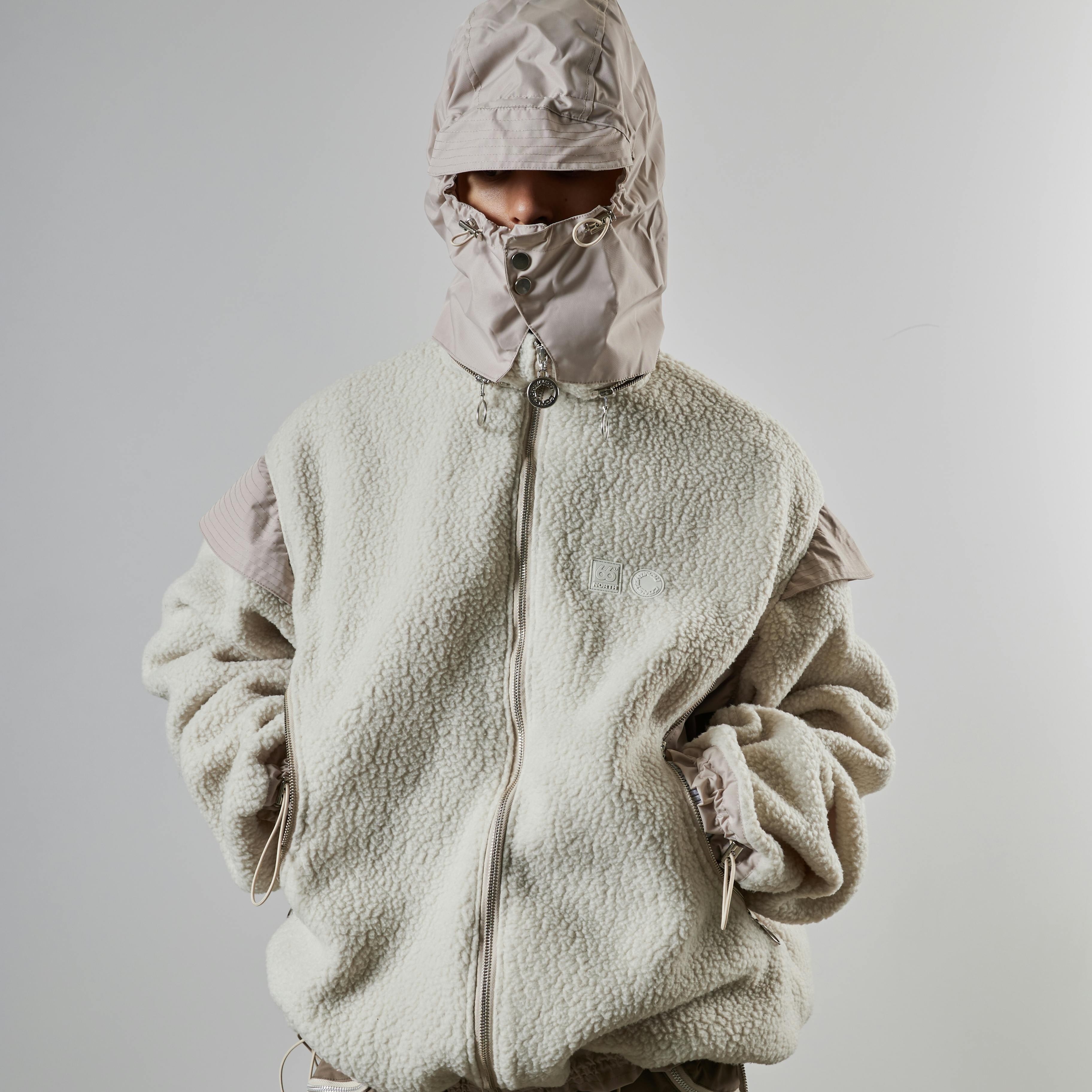 66°North x Charlie Constantinou Hybrid Shearling Jacket (Unisex) - 4