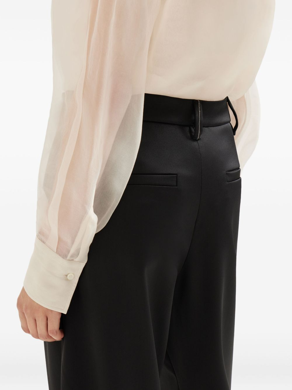 pleated-front tailored trousers - 5