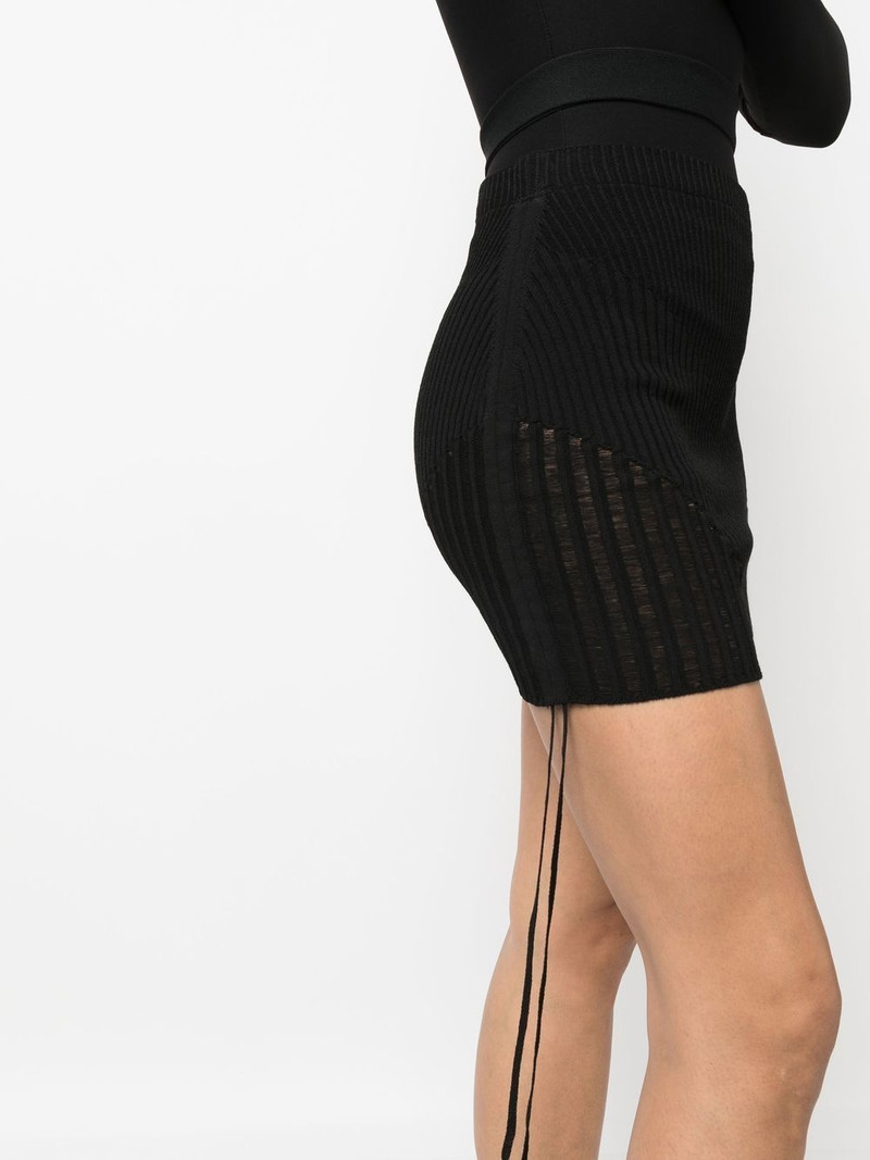 ribbed-knit mini skirt 5