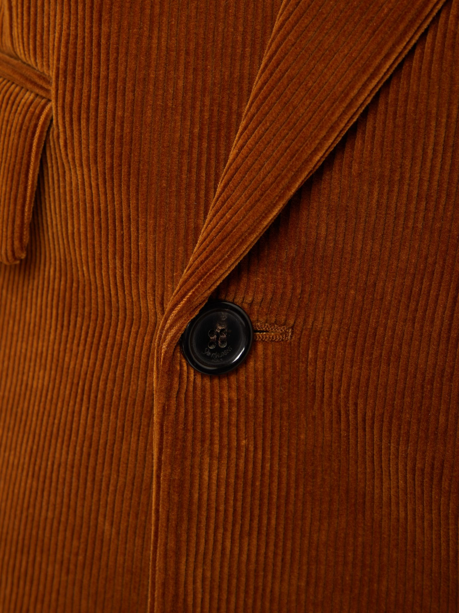 Double-breasted cotton-corduroy blazer Bronze - 5