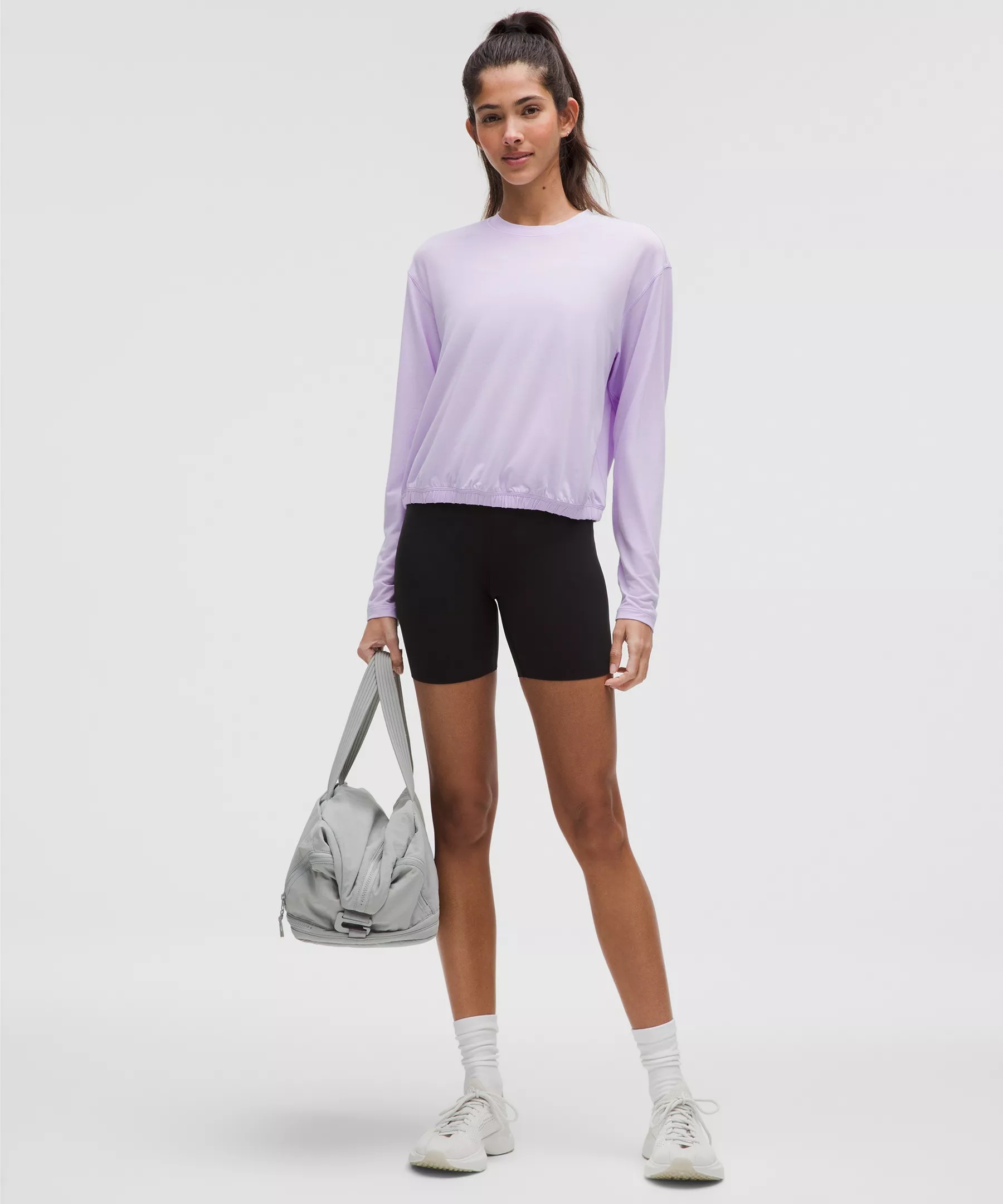 Jersey Training Elastic-Hem Long-Sleeve Shirt - 2