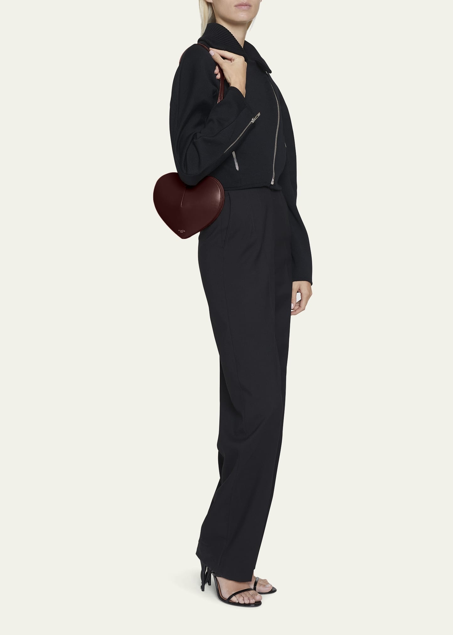 Le Coeur Crossbody Bag in Lux Leather - 6