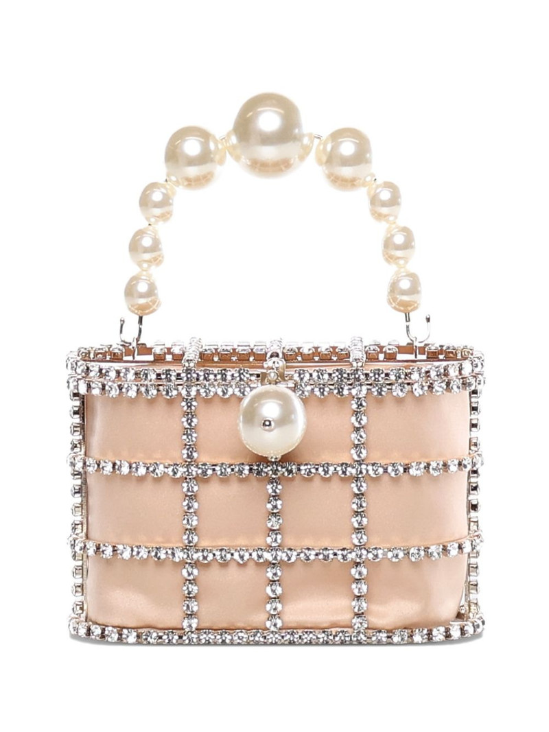crystal faux-pearl mini bag 1