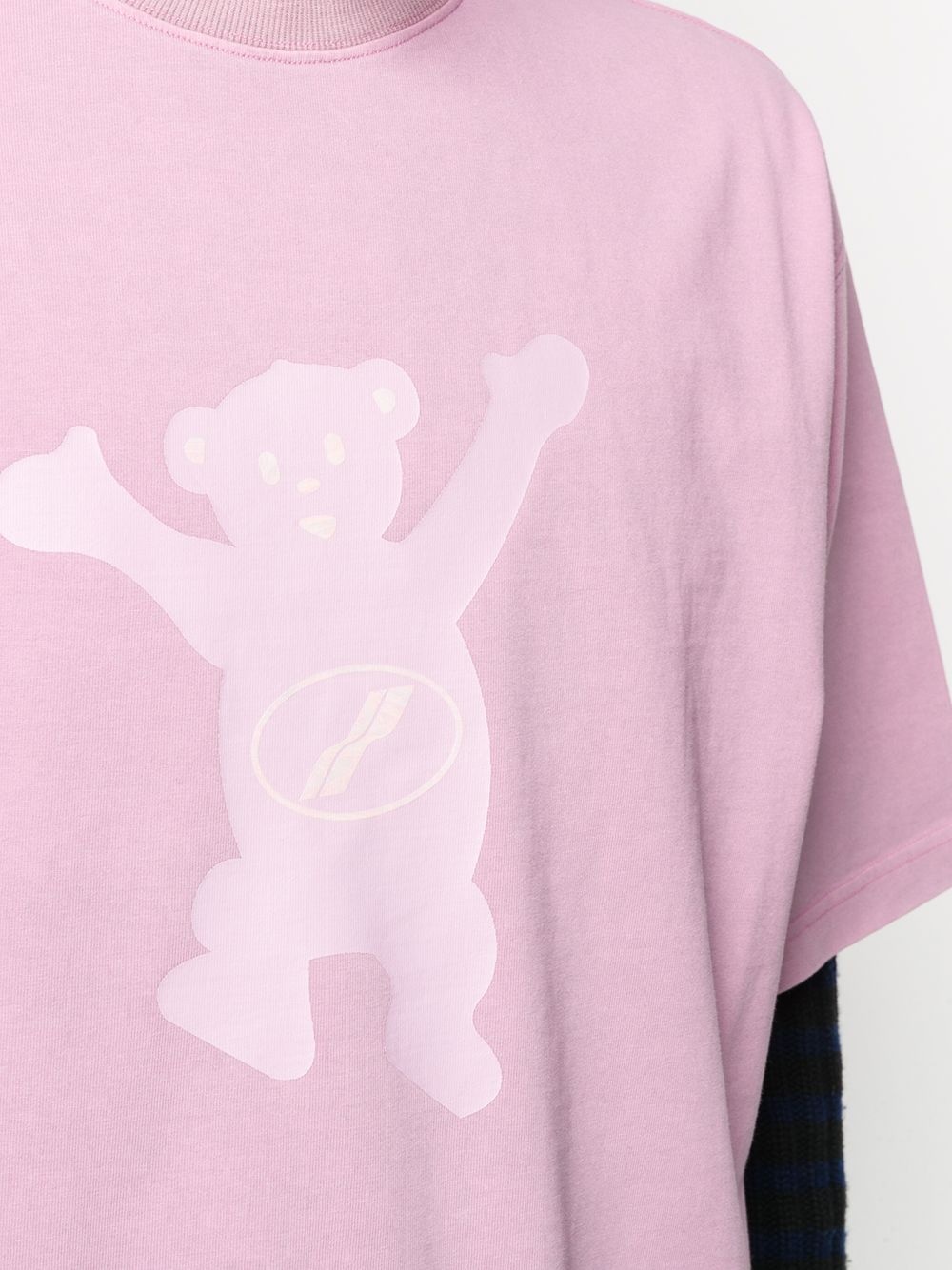 bear print T-shirt - 5