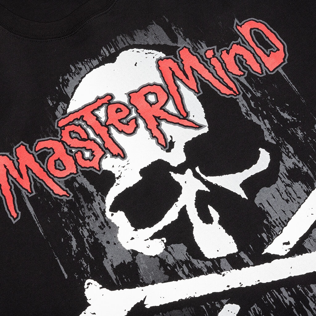 BLACK PRINTED T-SHIRT - BLACK - 3