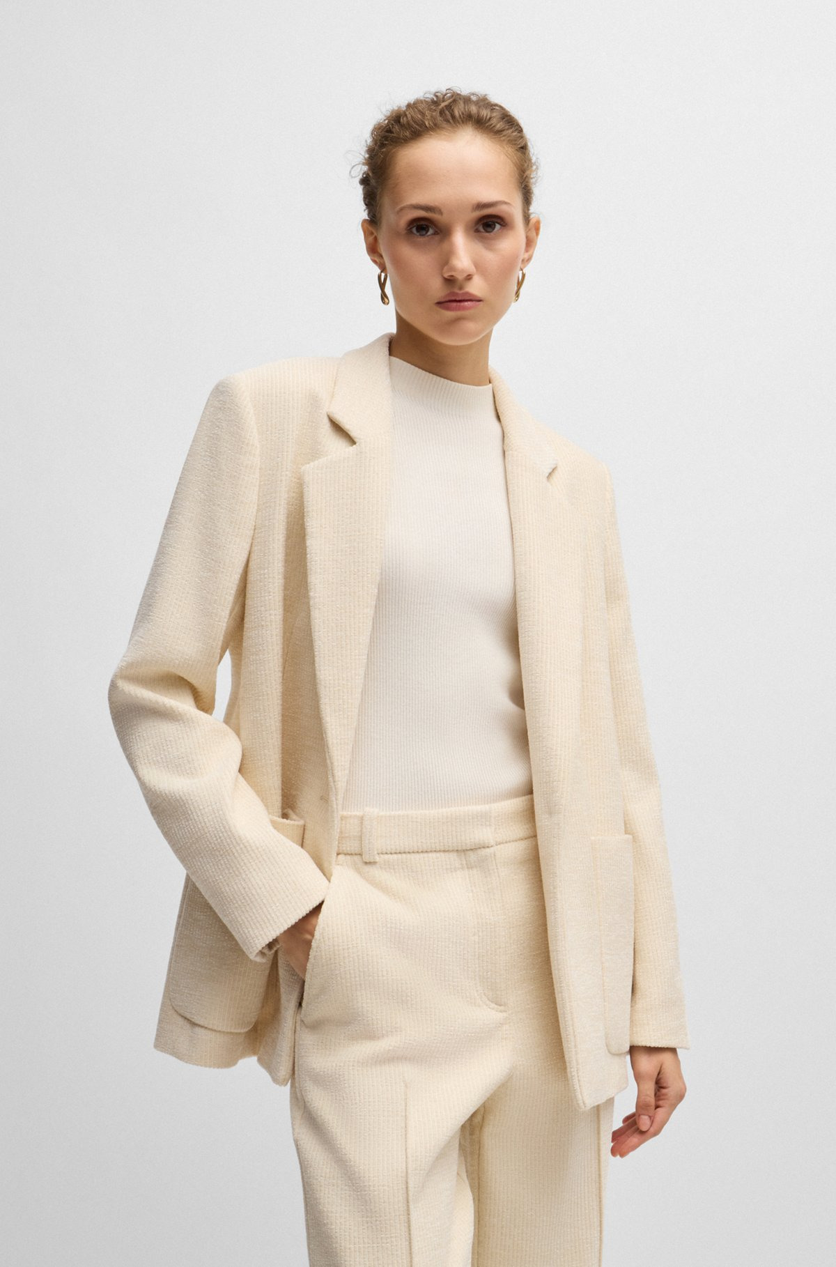 RELAXED-FIT JACKET IN VELVET CORDUROY - 2