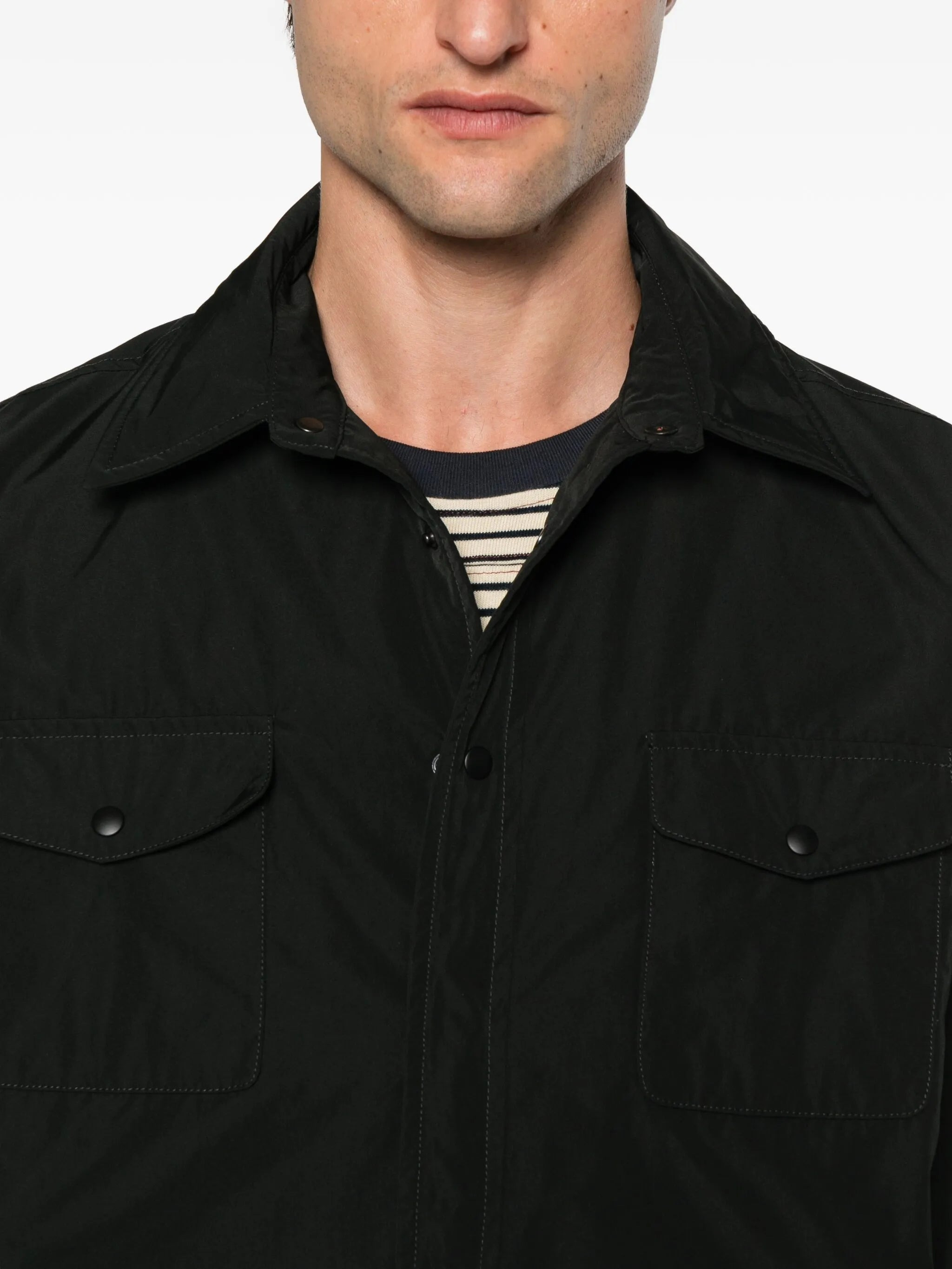 Aspesi Buttoned Flap-pocket Shirt Jacket - 5